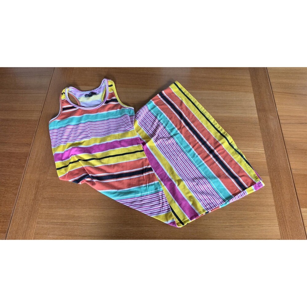 Girl's Striped Summer Dress Size 10/12 READ Description